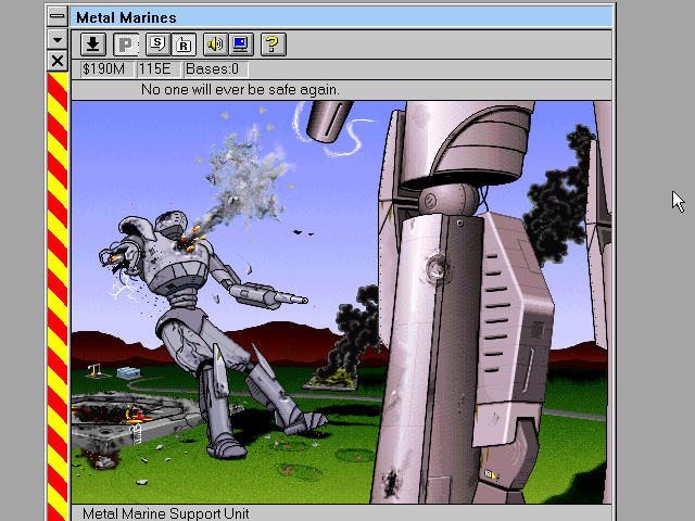 Metal Marines screenshot 3 for Super Nintendo